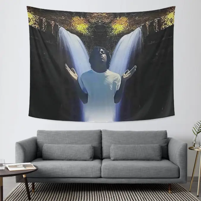 Christopher Reginald Travis Themed Synthetic Polyester Tapestry - High-Quality, Lightweight, Durable, Skin-Friendly Printed Wall Decor, Decor Inspo for Living Rooms, Offices, Porch Backdrops, Ideal Holiday Gifts for Friends, Family, Watch Party