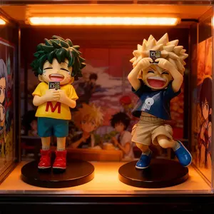 New Arrival | In Stock Gift | My Hero Academia Childhood Izuku Midoriya / Childhood Katsuki Bakugo Figure Model Decoration Doll