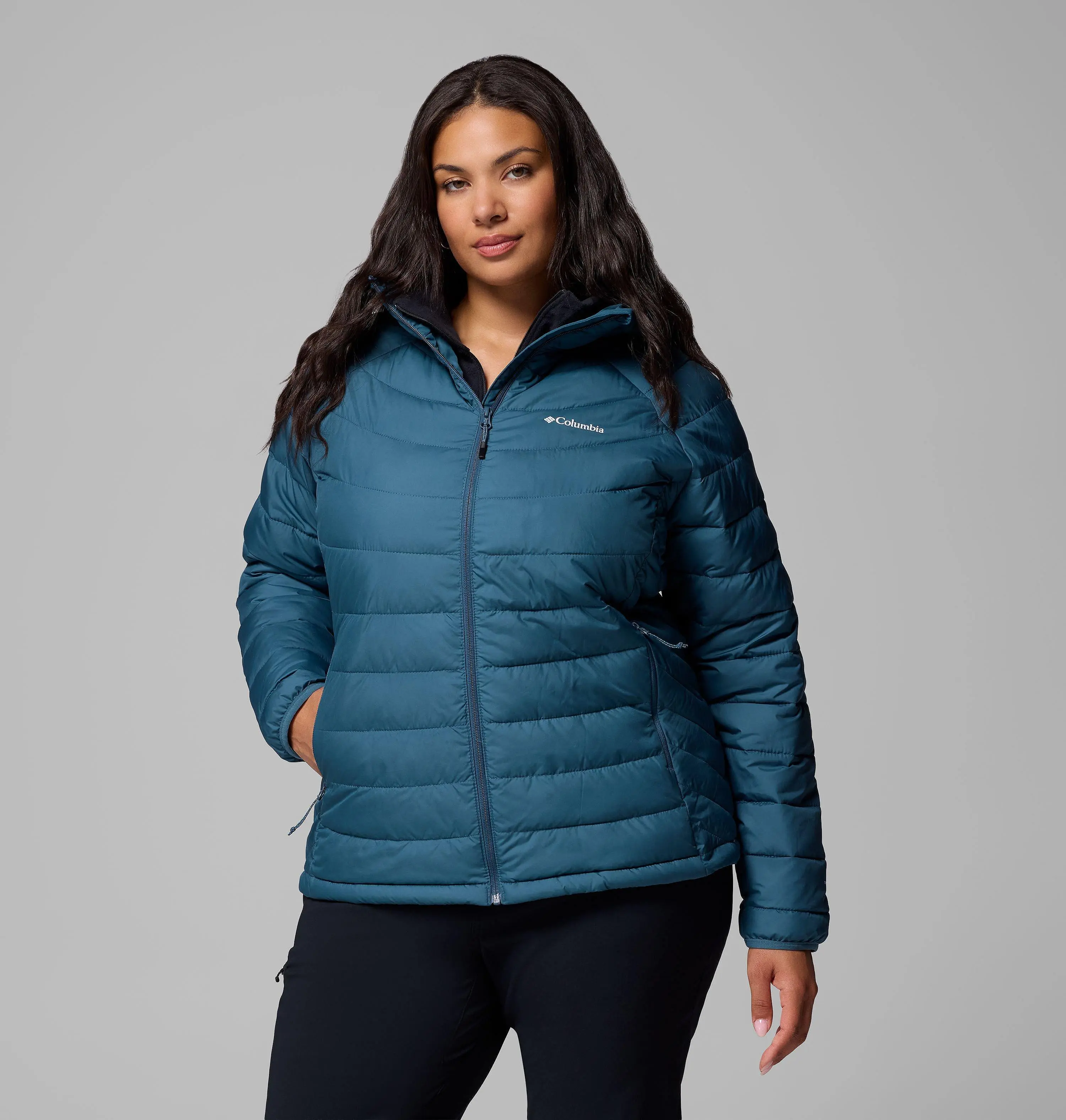 Women's Powder Lite II Hooded Jacket - Plus Size Women's Powder Lite II Hooded Jacket - Plus Size