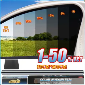 1-50% VLT Car Window Tint Film Roll for Car Home & Office - 20" x 10FT
