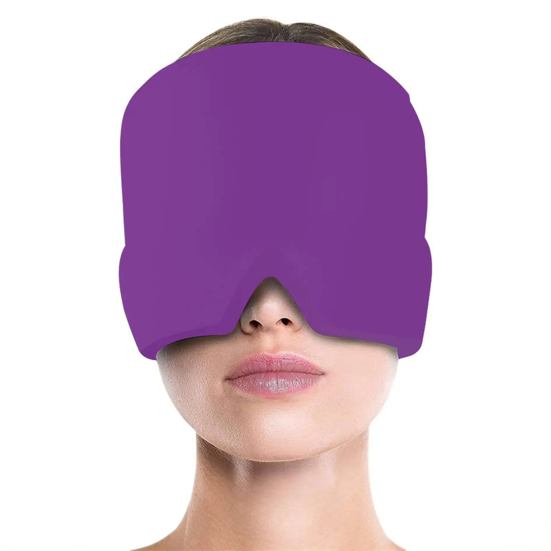 Migraine Headache Relief Cap Gel Ice Head Wrap for Tension Puffy Eyes and Stress Relief Suitable for Home Breaks Before Sleep Office Daily