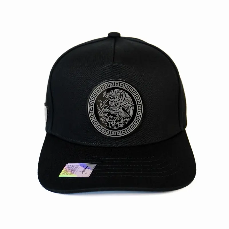 México plate SnapBack hat-black