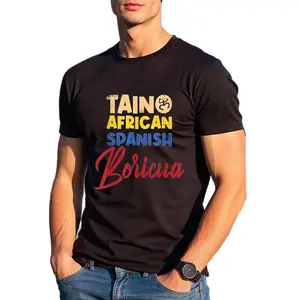 Puerto Rican Boricua Heritage Graphic T Shirt with Taino Inspired Art, Soft Cotton Feel for Comfortable Casual Wear, Cultural Pride Tee for Daily Outfits, Festivals, Community Events