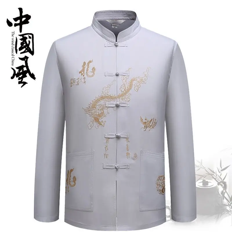 Big Dragon Long Sleeve (Top) Grey