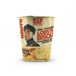 Rap Snacks NBA Youngboy Lobster Bisque Flavor Ramen Noodles 2.25oz Cup