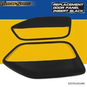 Fit For Ford Mustang 2005 -2009 Pair Interior Door Panel Insert Hard Cover