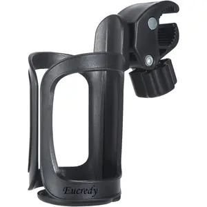 Universal Stroller Cup Holder, Upgrade Cup Holder for Walker, Attachable Bike Water Bottle Holder, Drink Holder Attachment for Wheelchair, Motorcycle, Scooter, Bicycle, Rolling Walker, Trolley