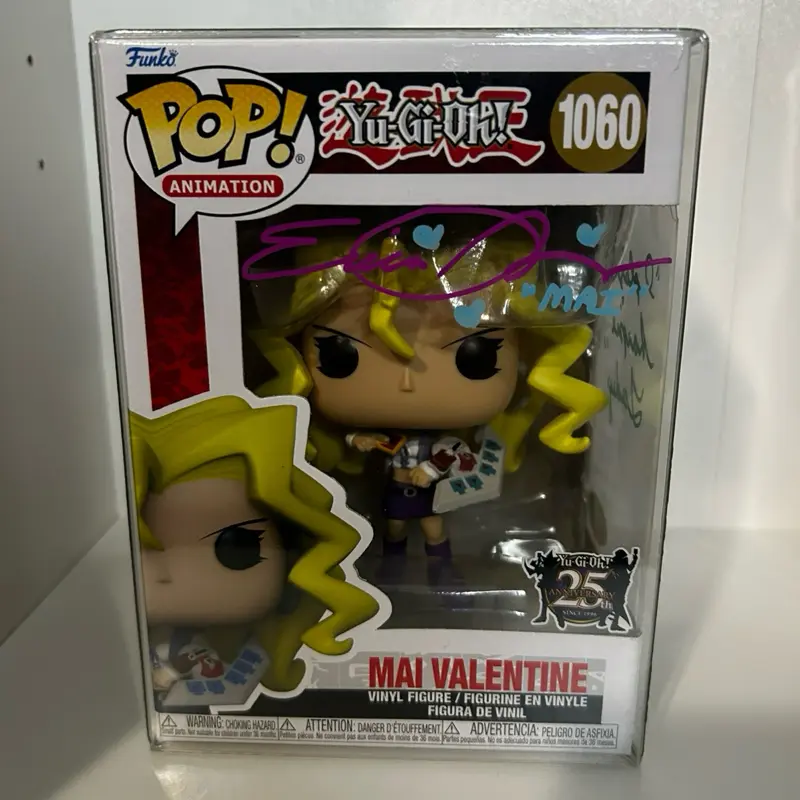 Mai Valentine Funko Pop signed