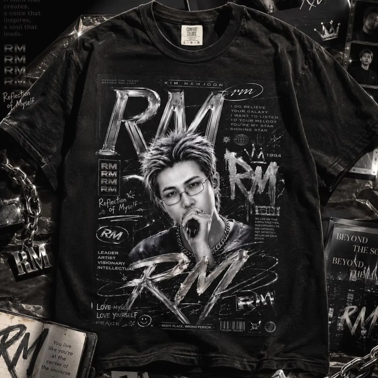 Comfort Colors Namjoon RM shirt,Namjoon shirt,namjoon t shirt,Korean Pop Aesthetic Streetwear,Idol Graphic Namjoon shirt,kim namjoon shirt 064