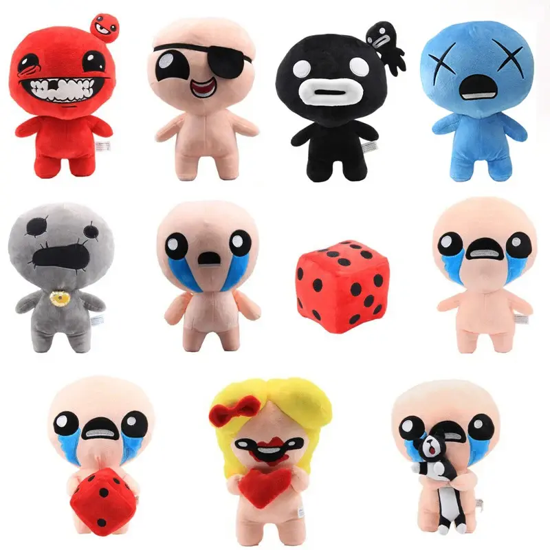 10-30cm The Binding of Isaac Plush Toy Doll Cartoon ISAAC Plush Soft Stuffed Toys Children Kids Birthday Christmas Gift