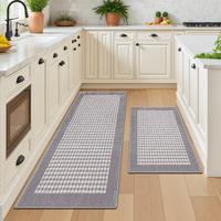 Gray Plaid - 2 PIECES