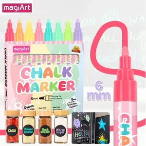 Alcohol Markers 8 Colors - Chisel & Fine Double Tipped Art Markers for Artists Adults Coloring Drawing Sketching Illustration - Refillable - Set for Cartooning and Sketching - Vibrant Colors, Plastic Body, Ideal for Art Drawing and School Supplies