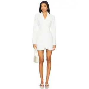 MORE TO COME Mily Blazer Dress in White