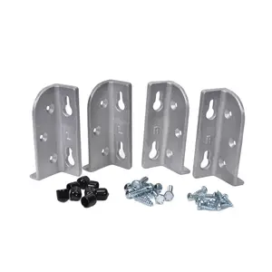 No-Mortise Corner Bed Bracket, Set of 4