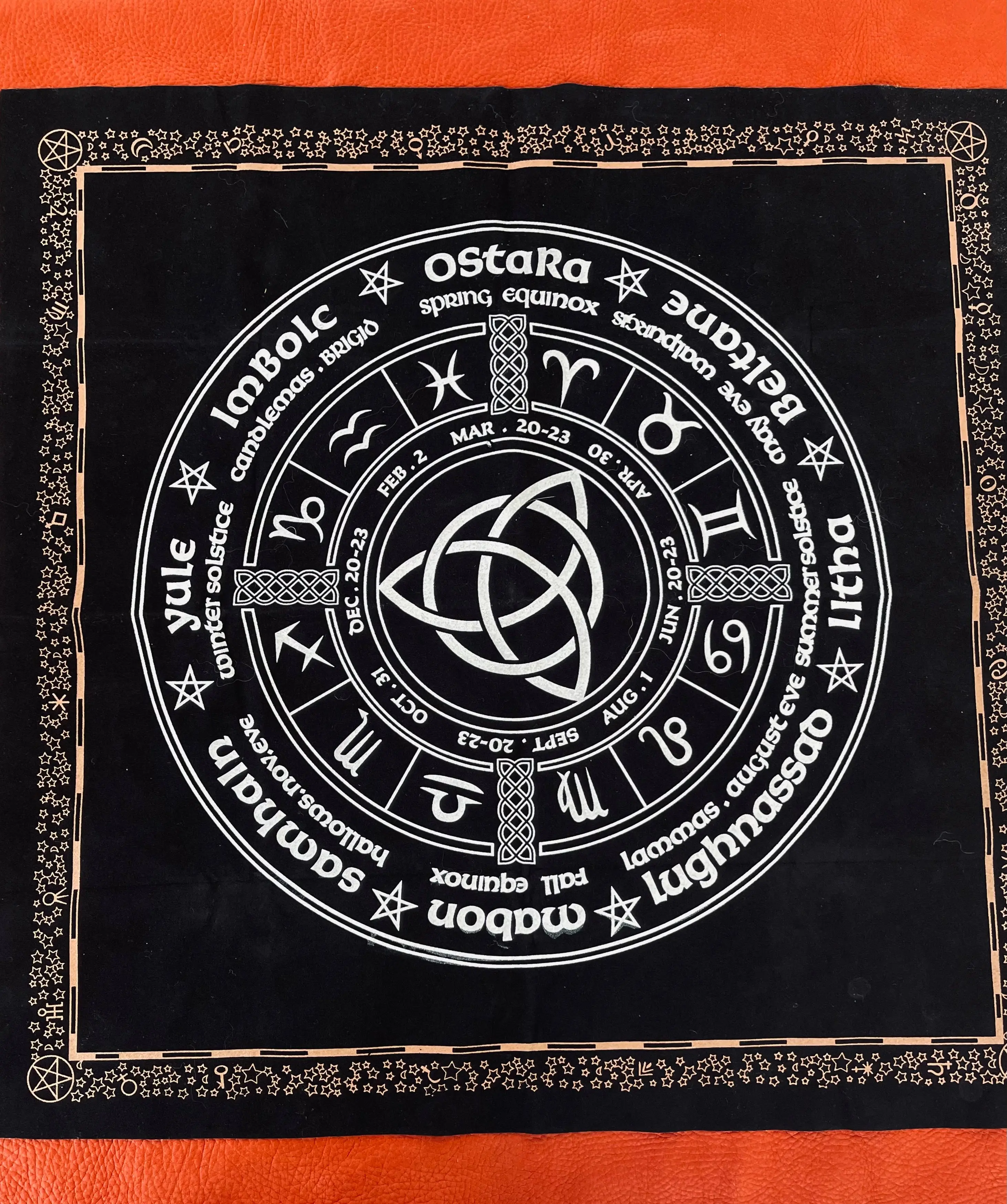 Wheel of the Year Altar Cloth