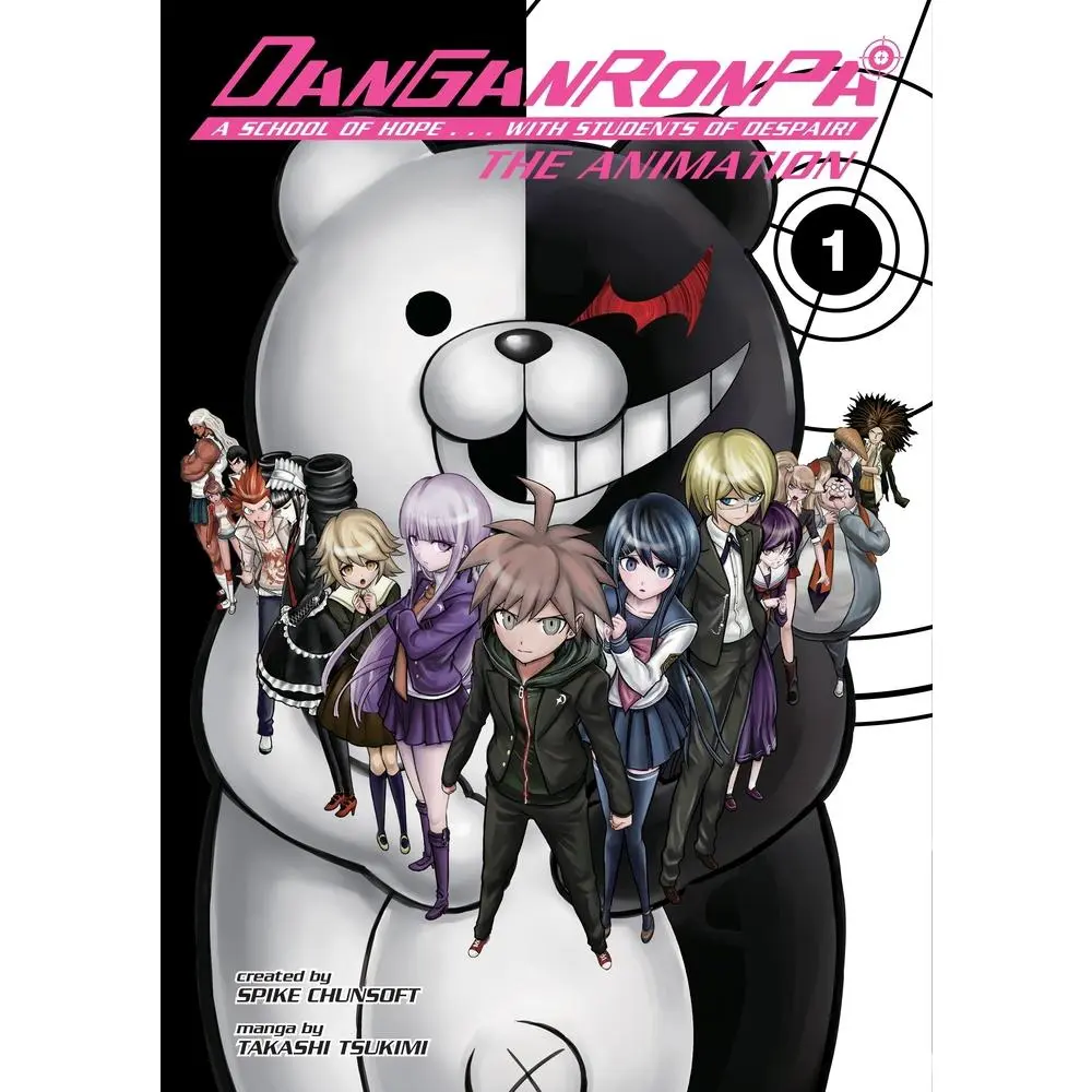 Used Manga Book - Danganronpa: The Animation Series Volume 1 (Paperback, English) by Spike Chunsoft - Fun, Weird Anime Literature, Dynamic
