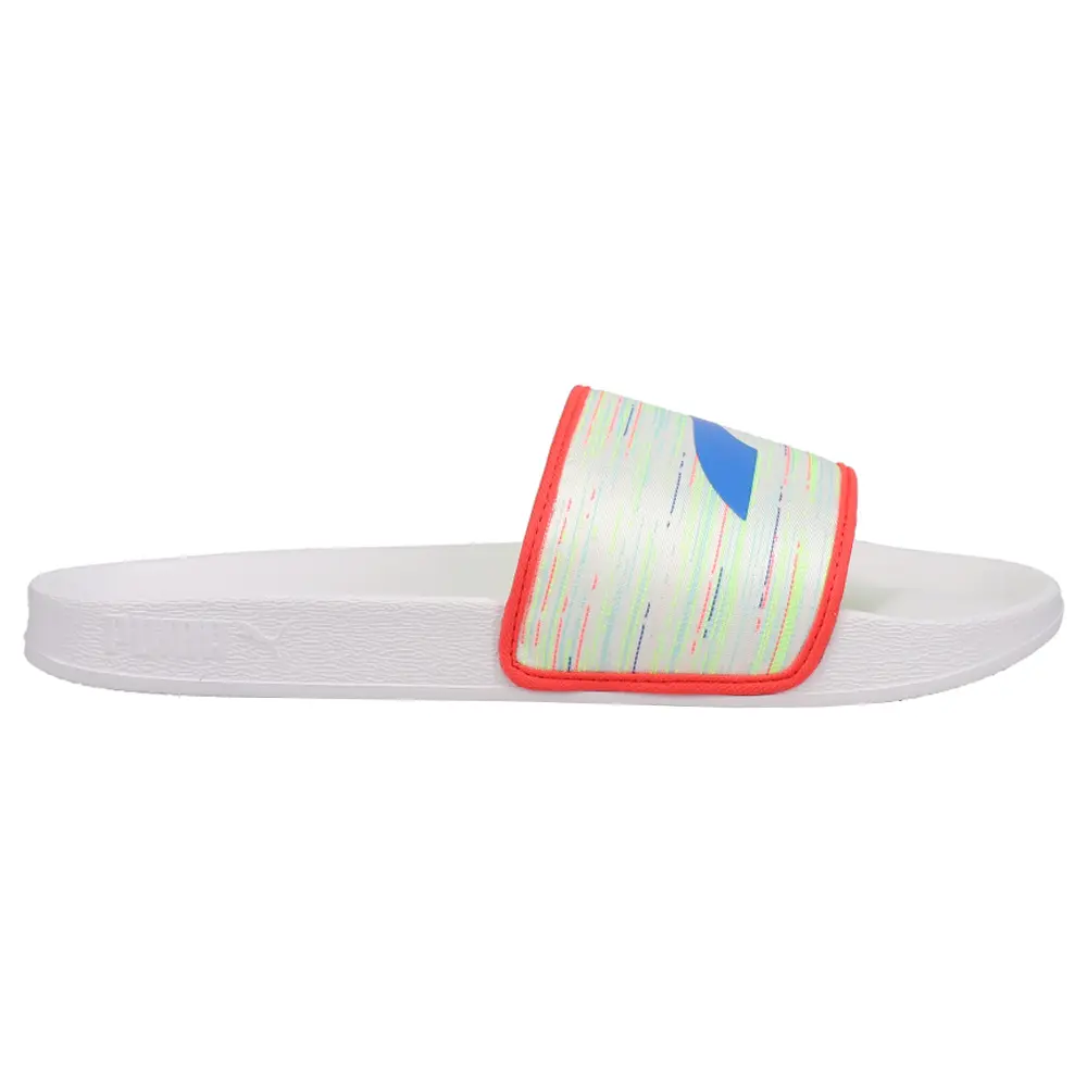 PUMA Mens Leadcat Ftr Spectra Slides Casual Sandals Casual - White