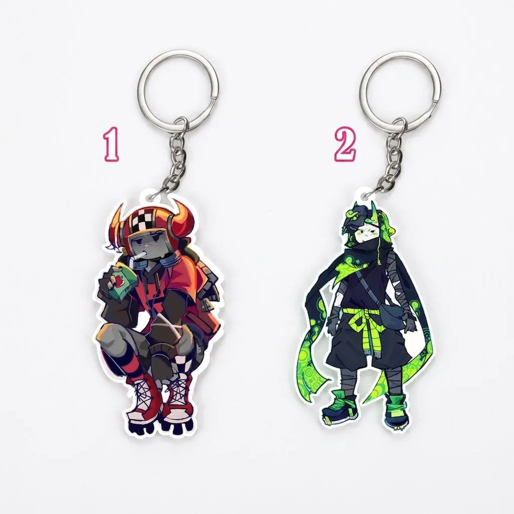 Roblox Phighting acrylic keychains: Skateboard/ Shuriken