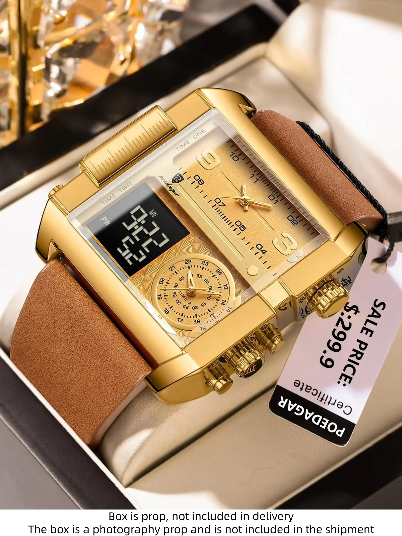 Luxury Men's Watch, Luminous Date & Week Display, Alloy Case, Leather Strap, Business Style, Best Gift for Him, Business Fashion Watches, Luminous Fashionable Watch, Fashionable Stylish Watch, Fashionable Wristwatch, Analog Watch