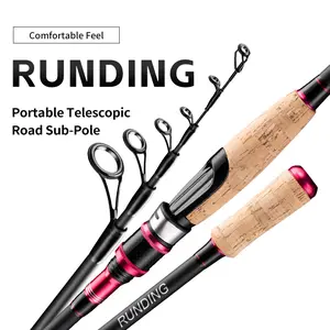 RUNDING casting Fishing Rod Spinning Roads Telescopin Fishing rod comfortable cork grip Smooth ceramic guide ring Hight sensitivity rod tip A high quality product for natural bait fishing and fishing over long distances anti backlash