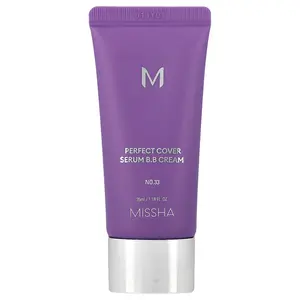 Missha Perfect Cover Serum B.B Cream, No. 33 Tan, 1.18 fl oz (35 ml)