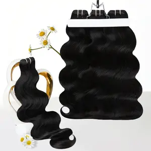 Luck Lady 16A Raw Bundles Human Hair Body Wave 4 Bundles 18 20 22 24 Inch Soft Tangle-Free Virgin Remy Hair Triple Lifespan