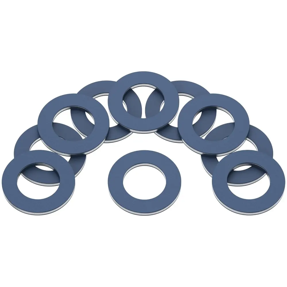 Aluminium Oil Drain Plug Washer Gaskets-U.S. Made 12mm Crush Washer-Oil Plug Gasket Leak Proof Sealing Washers Compatible With Toyota,Lexus,Scion Part# 90430-12031 (Pack of 10)