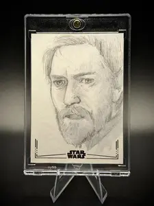 1/1 OBI-WAN KENOBI SKETCH CARD - GUILHERME ROCHA - 2025 TOPPS STAR WARS GALAXY