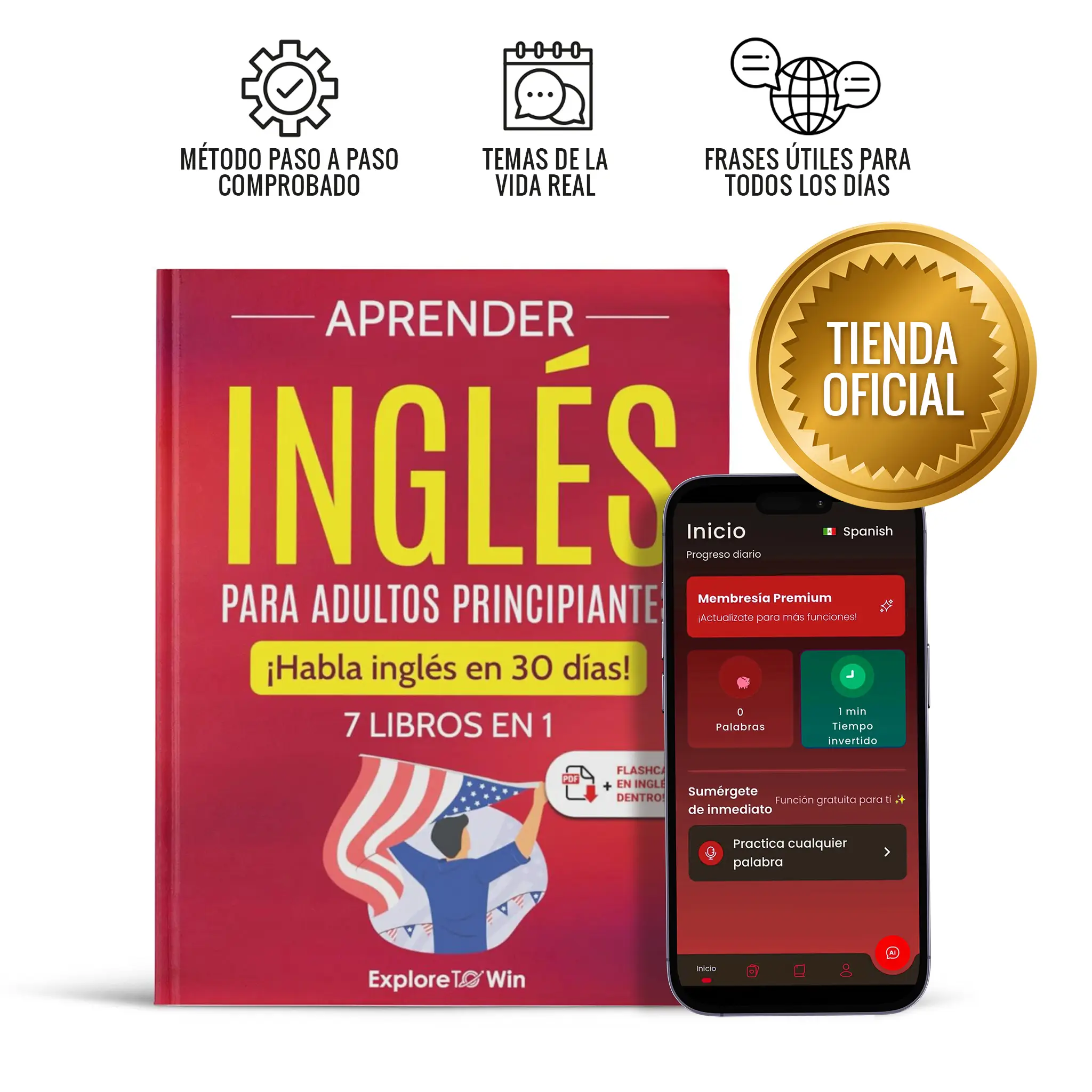 Learn English for Adult Beginners: 7 Books in 1 – Complete Self-Study Course to Learn from Scratch, Master Grammar, Pronunciation & Speak Confidently