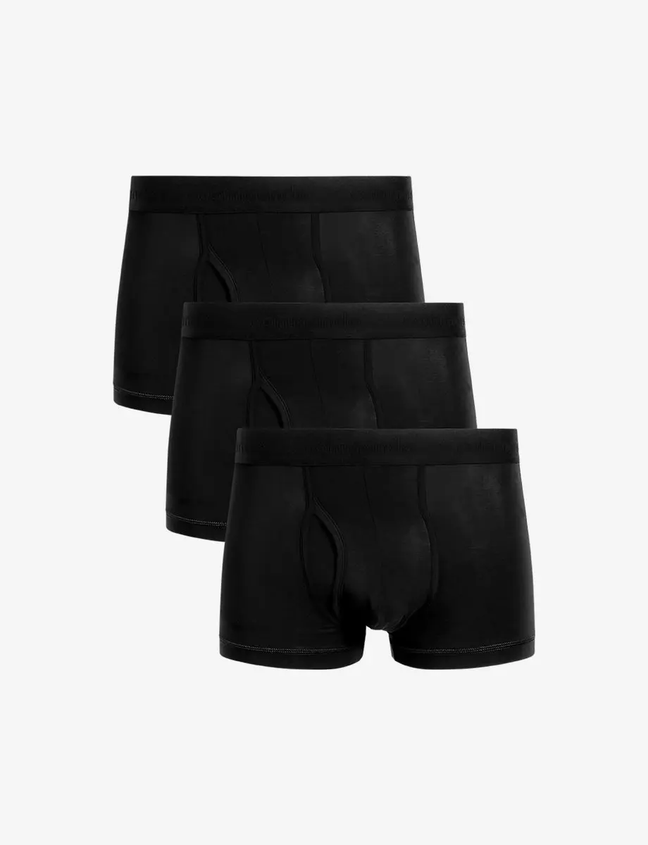 Essential Modal Relaxed Fit Trunk with Fly 3-Pack