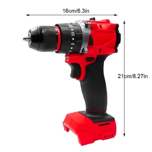 Cordless Impact Drill - Limited Edition Red Brushless Motor | Compatible with Milwaukee M18 Batteries Cordless Impact Drill - Limited Edition Red Brushless Motor | Compatible with Milwaukee M18 Batteries
