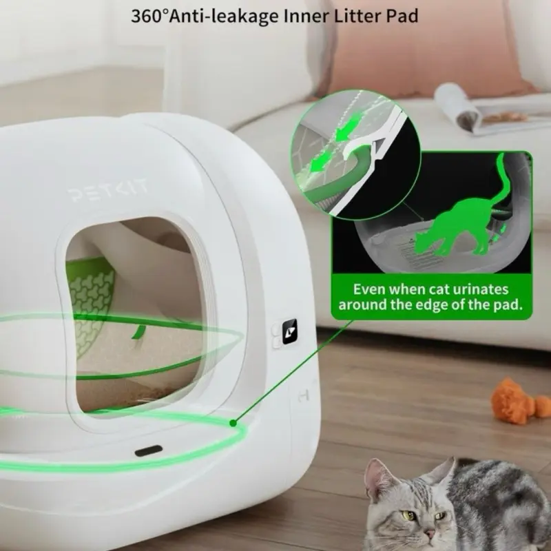 PETKIT PuraMAX2 Self Cleaning Cat Litter Box Automatic 76L with Trash Bags & Mat