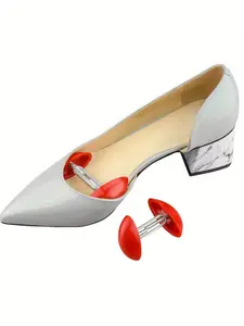 Mini Shoe Stretcher, Adjustable Width Extender, Portable Plastic Shoe Supporter, Women's Flat & Heel Stretchers, 7-12cm, Essential Shoe Care Tool, Footwear