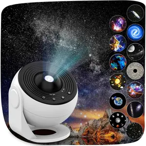 Galaxy Projector Pro, 13 in 1  Planetarium Galaxy Projector for Bedroom,  Projector Galaxy Light with Timer, Adjustable Focus Night Light Projector
