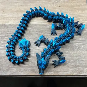 3D Printed Wolf Dragon Figurine