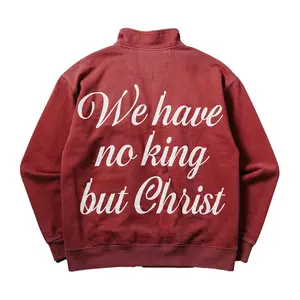 No Other King Quarter-Zip (Crimson)