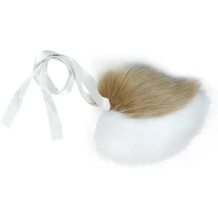 BY-P Cosplay Rabbit Plush Bunny Tail, Kids' Cartoon Animal Character Costumes & Accessories, Party Accessory for Halloween Costume Ideas & Cosplay Gear, Decorative, Prop, Pretend Play, Novelty, Rabbits, Playful, Plush Material, All Seasons, Whimsical, Han