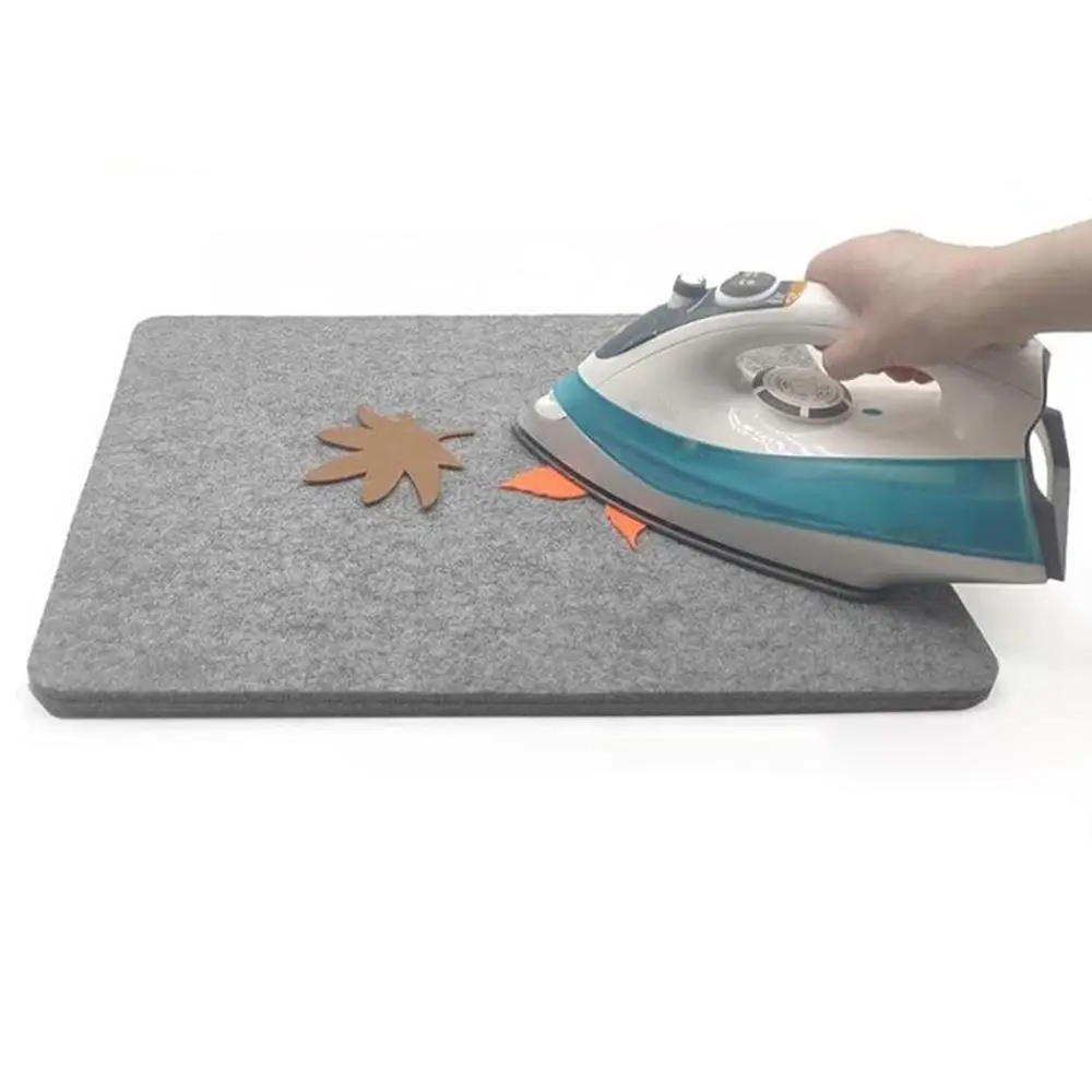 Quilting Tool, Thickened Design High Temperature Resistance Ironing Mat for Quilting, Felt Pressing Mat, Sewing and Quilting Supplies