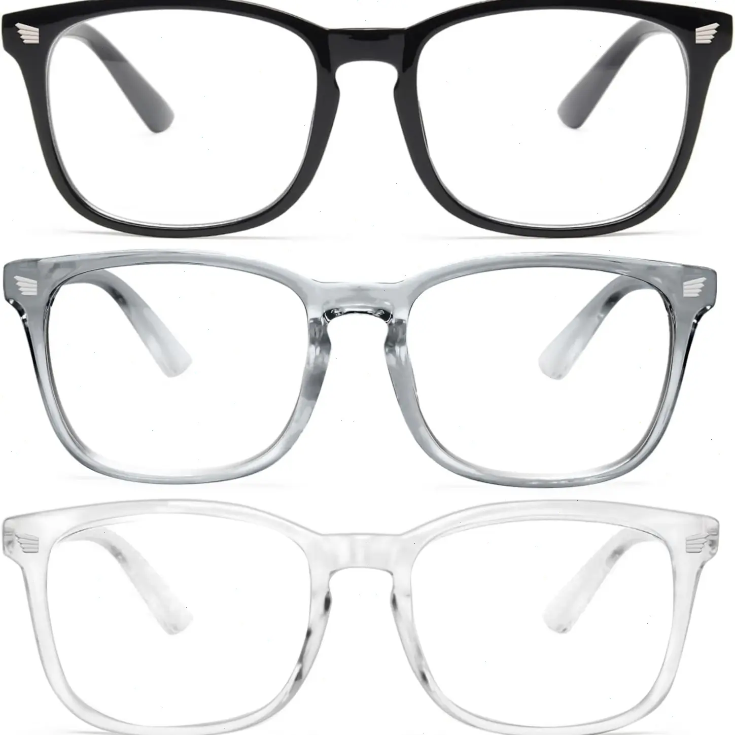 Black+Transparency+Grey-3Pcs