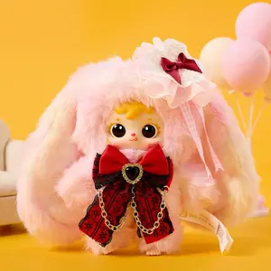 LISM-Samuel rabbit diary Plush Toy Doll，Bunny Plush Dolls