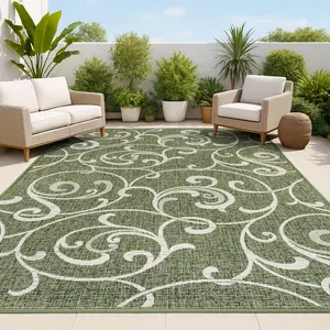 JONATHAN Y Maribel Traditional Classic All-Over Scroll Area Rug; for Living Room, Kitchen, Bedroom, Dining Room, Office