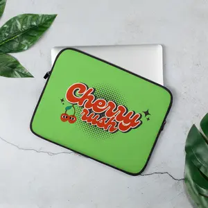 Cherry Rush Laptop Sleeve (Green Edition)