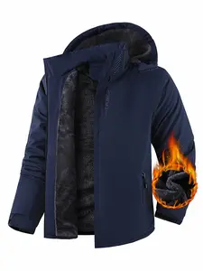 Men's Winter Coats Waterproof Ski Snow Jacket Warm Fleece Jacket Parka Raincoats With Multi-Pockets coat for men