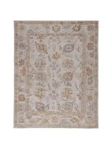 917 - Indian Handmade Rug Oushak Design
