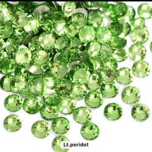 SS20 Peridot Glass Rhinestones