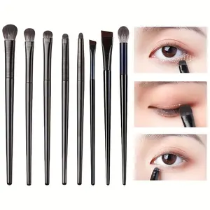 Eyeshadow Brush Set Eyeliner Brush Set For Blending, Smudging, Winged Liner, Crease, Highlighting, Small Detailing And More, For Delicate Eye Makeup