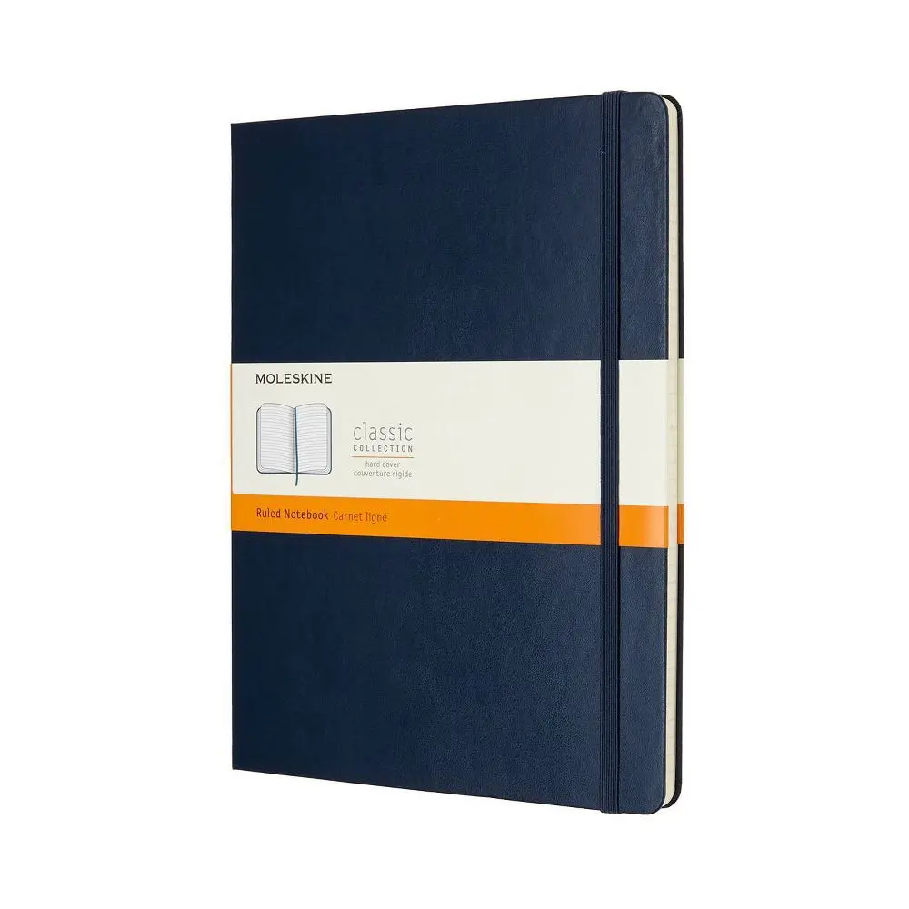 Moleskine Ruled Notebook XL Hard Cover Sapphire