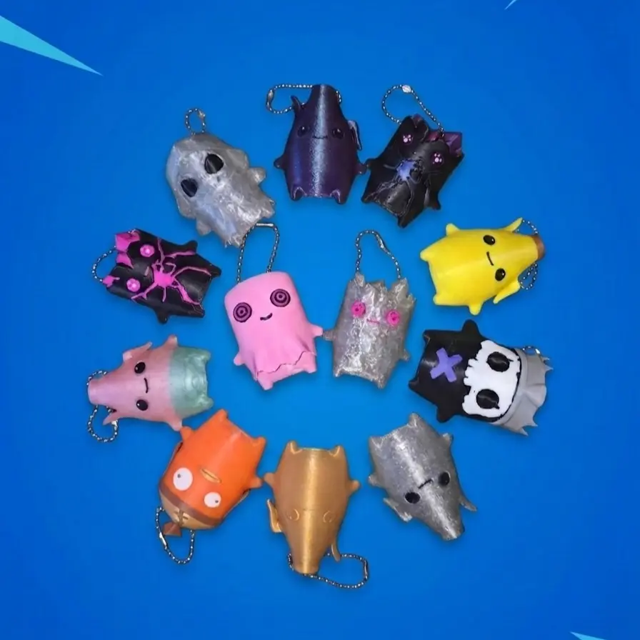 Gaming Blob Keychain