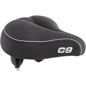 Cruiser Select Saddle, 10.5" x 10.75", Black Soft  Vinyl