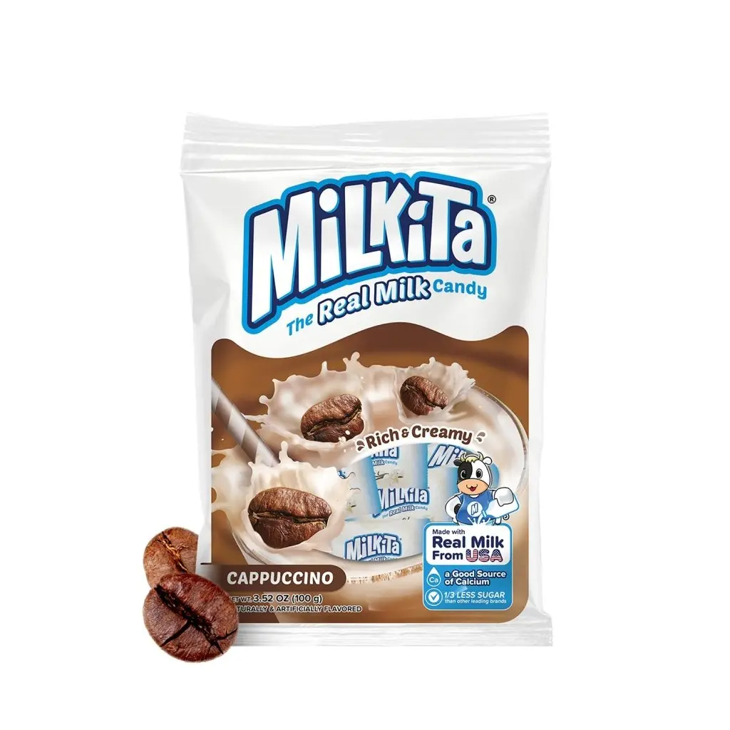 Milkita Condensed Milk Candy, Cappuccino Flavor - 100g
